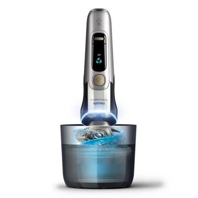 Электробритва роторная Philips i9000 Prestige Ultra XP9404/31 (Серебристый / Черный)