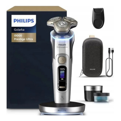 Электробритва роторная Philips i9000 Prestige Ultra XP9404/31 (Серебристый / Черный)