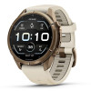 Garmin Fenix 9 Pro 43 мм Autumn Gold Titanium with Cream/French Gray Silicone Band (010-04335-25)