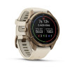 Garmin Fenix 9 Pro 43 мм Autumn Gold Titanium with Cream/French Gray Silicone Band (010-04335-25)