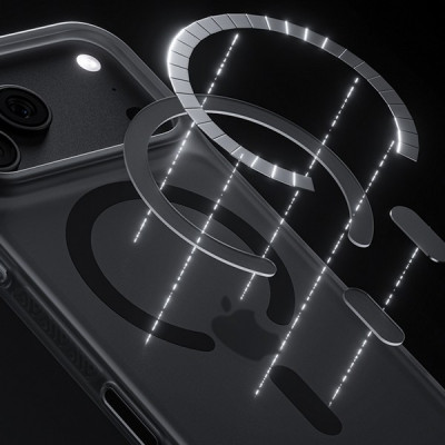 Чехол силиконовый Benks Lucid Armor Pro Case MagFit для iPhone 18 Pro Max/17 Pro Max 6.9" (C.K.PC.AP.BK.0073) Black