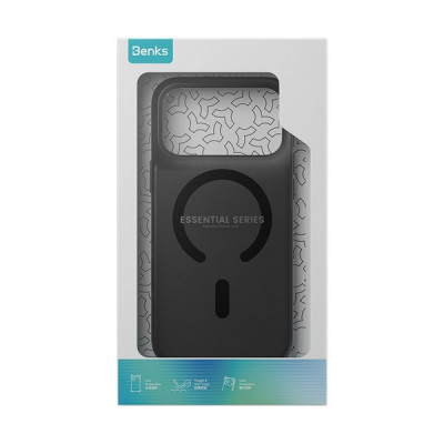 Чехол силиконовый Benks Lucid Armor Pro Case MagFit для iPhone 18 Pro Max/17 Pro Max 6.9" (C.K.PC.AP.BK.0073) Black