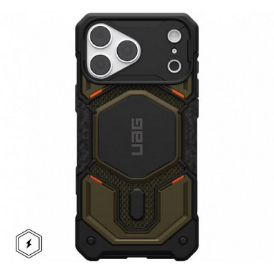 Чехол UAG Monarch Pro MagFit для iPhone 18 Pro Max/17 Pro Max 6.9" (11456811397B) Kevlar Element Green