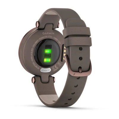 Умные часы Garmin Lily темно-бронзовый безель, корпус цвета Paloma и итальянский кожаный ремешок 010-02384-B0