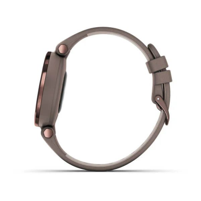 Умные часы Garmin Lily темно-бронзовый безель, корпус цвета Paloma и итальянский кожаный ремешок 010-02384-B0