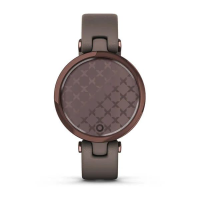 Умные часы Garmin Lily темно-бронзовый безель, корпус цвета Paloma и итальянский кожаный ремешок 010-02384-B0