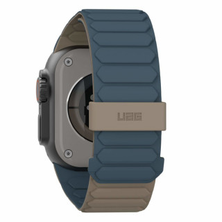 Ремешок силиконовый UAG Pathfinder Silicone для Apple Watch 49/46/45/44 мм Dune/Cloud Blue (194161118051)