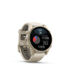 Garmin Fenix 8 Amoled Sapphire 43 мм – Золотистый, дымчато-серый ремешок