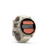 Garmin Fenix 8 Amoled Sapphire 43 мм – Золотистый, дымчато-серый ремешок