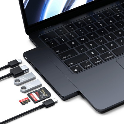 Адаптер Satechi USB-C Pro Hub Slim Adapter (ST-HUCPHSD) Midnight