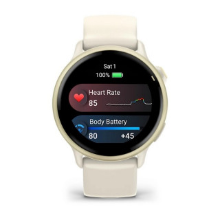 Умные часы Garmin Vivoactive 6 Lunar Gold with Bone Band (010-02985-01)