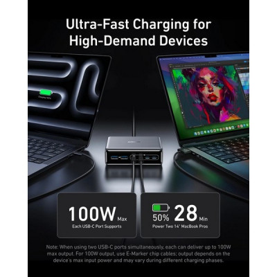 Сетевое зарядное устройство Anker Prime Charger 200W 6 Port GaN (A2683341)