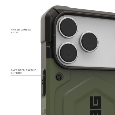 Чехол UAG Pathfinder Magfit для iPhone 17 Pro Max 6.9" (114549117272) Olive