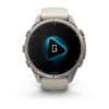 Garmin Fenix 9 Pro 43 мм Titanium with Fog Gray/Dark Sandstone Silicone Band (010-04335-85)