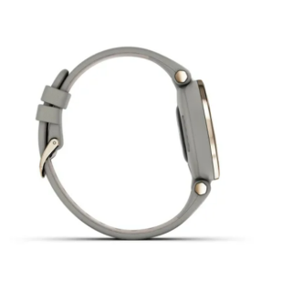 Умные ч​асы Garmin Lily кремово-золотой безель, серый корпус Braloba и итальянский кожаный ремешок 010-02384-B2