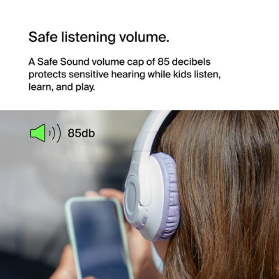 Детские беспроводные наушники Belkin Soundform Inspire (AUD006btLV) фиолетовый