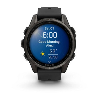Garmin Fenix 8 43 мм Amoled Sapphire DLC Titanium (010-02903-21)