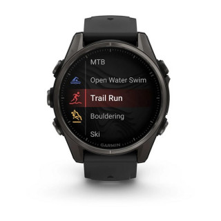 Garmin Fenix 8 43 мм Amoled Sapphire DLC Titanium (010-02903-21)