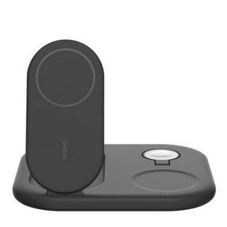 Беспроводная зарядная станция Belkin BoostCharge Pro 3-в-1 Magnetic Wireless Charger 15W (WIZ029myBK/WIZ029vfBK) черный