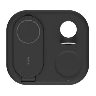 Беспроводная зарядная станция Belkin BoostCharge Pro 3-в-1 Magnetic Wireless Charger 15W (WIZ029myBK/WIZ029vfBK) черный