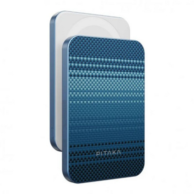 Внешний аккумулятор Pitaka Aramid Fiber Magnetic Power Bank Qi2 5000mAh 15W (PBQ2403) Moonrise