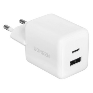 Сетевое зарядное устройство Ugreen X516 30W USB-C + USB-A GaN (65015) белый