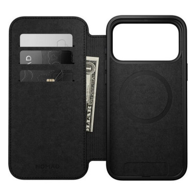 Чехол Nomad Magnetic Leather Folio для iPhone 17 Pro Max (NM014148858) Black