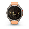 Garmin Fenix 9 Pro 43 мм inReach Titanium with Shell Pink/Autumn Orange Silicone Band (010-04335-00)