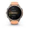 Garmin Fenix 9 Pro 43 мм inReach Titanium with Shell Pink/Autumn Orange Silicone Band (010-04335-00)