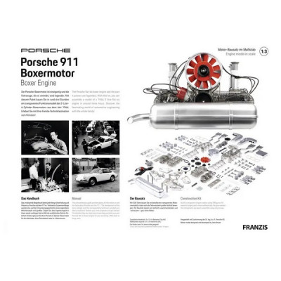 Конструктор Franzis Porsche 911 Boxermotor 1:3