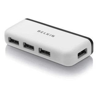 Разветвитель Belkin 4xUSB встроенный кабель USB папа (F4U021bt)
