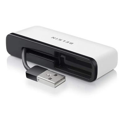 Разветвитель Belkin 4xUSB встроенный кабель USB папа (F4U021bt)