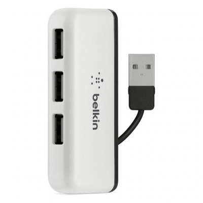 Разветвитель Belkin 4xUSB встроенный кабель USB папа (F4U021bt)