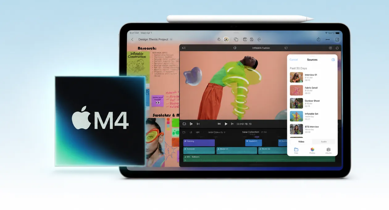 Чип Apple M4 в iPad Air 13