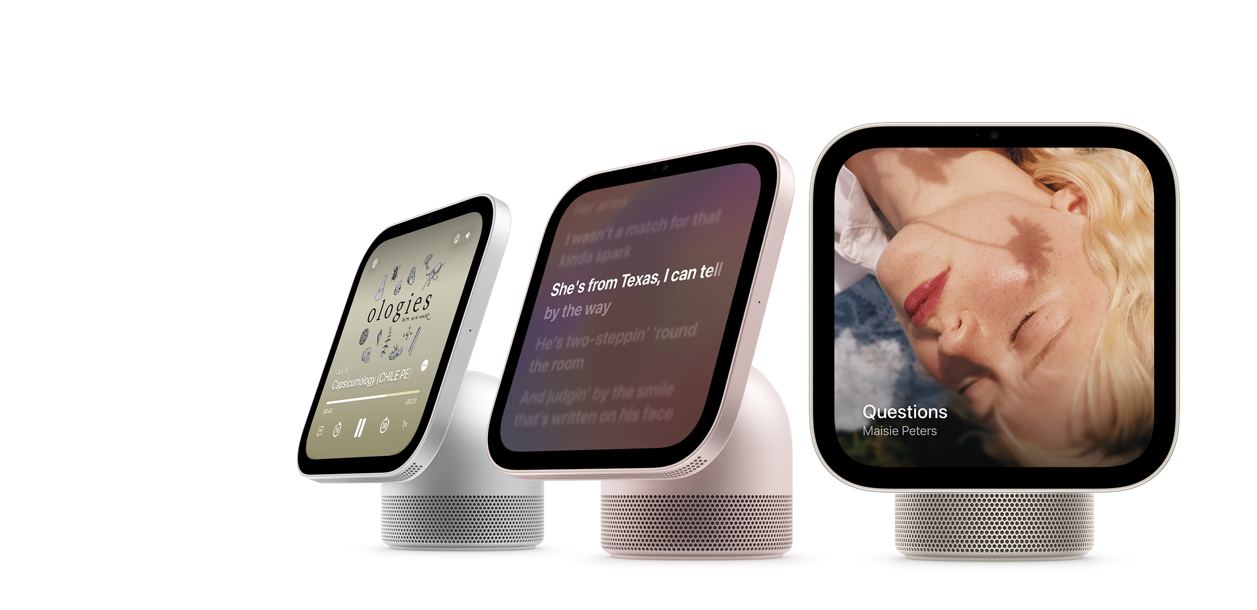 Музыка на дисплеях Apple HomeView